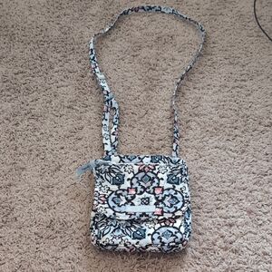 Vera Bradley Black and White Quilted Crossbody Bag